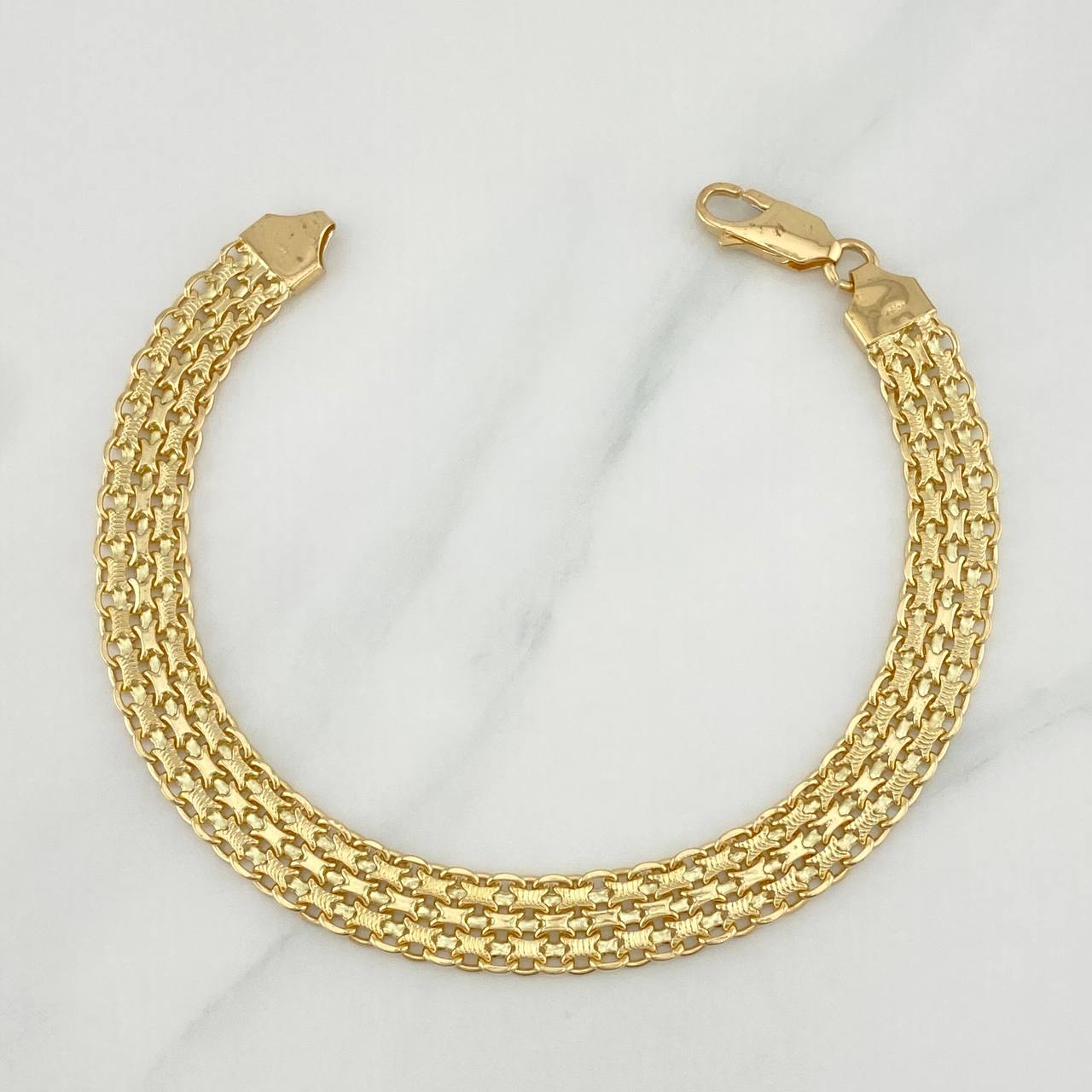 Pulso Chino 13.4 g / 20 cm / 7 mm Oro Amarillo 18K