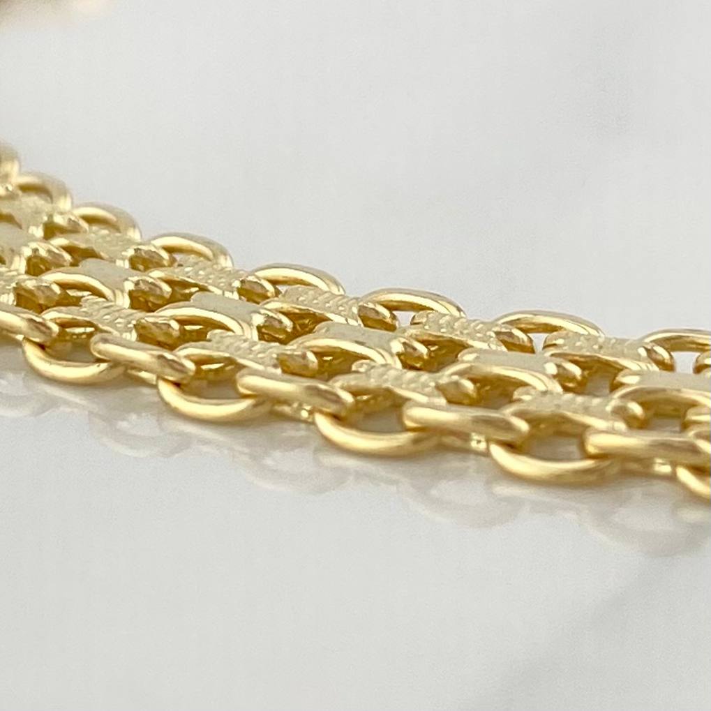 Pulso Chino 13.4 g / 20 cm / 7 mm Oro Amarillo 18K