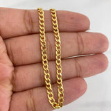 Pulso Cubano 2.3 g / 18.5 cm / 3 mm Oro Amarillo 18K