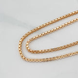 Cadena Veneciana 10.85 g / 50.5 cm / 1.5 mm Oro Rosa 18K