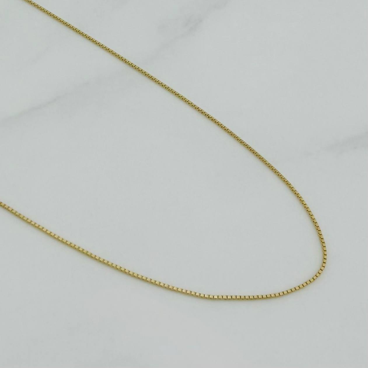 Cadena Veneciana 1.6 g / 60.5 cm / 0.5 mm Oro Amarillo 18K
