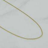 Cadena Veneciana 1.6 g / 60.5 cm / 0.5 mm Oro Amarillo 18K