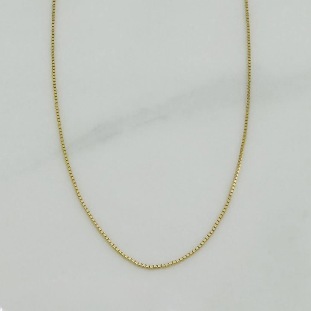 Cadena Veneciana 1.6 g / 60.5 cm / 0.5 mm Oro Amarillo 18K