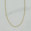 Cadena Veneciana 1.6 g / 60.5 cm / 0.5 mm Oro Amarillo 18K