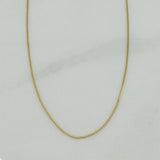Cadena Veneciana 1.6 g / 60.5 cm / 0.5 mm Oro Amarillo 18K