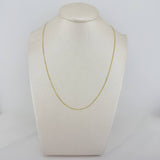 Cadena Veneciana 1.6 g / 60.5 cm / 0.5 mm Oro Amarillo 18K