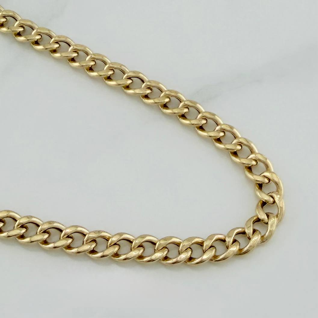 Cadena Cubana 20.6 g / 64.5 cm / 3 mm Oro Amarillo 18K