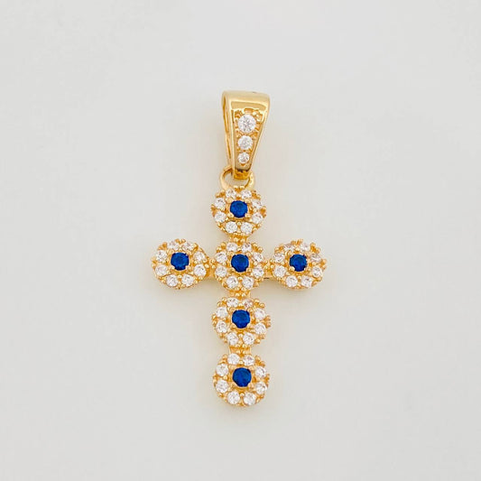 Dije Cruz Tupida 1.95 g / 2.8 cm Oro Amarillo 18K