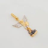 Dije San Miguel Arcángel 1 g / 2.4 cm Tres Oros 18K