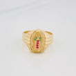 Anillo Virgen Guadalupe 3.95 g / T7 3/4 Oro Amarillo 18K