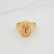 Anillo Virgen Guadalupe 3 g / T7 1/4 Oro Amarillo 18K