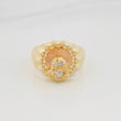 Anillo Rostro Cristo 6.9 g / T10 Tres Oros 18K