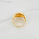 Anillo Rostro Cristo 6.9 g / T10 Tres Oros 18K