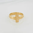 Anillo Cruz 3 g / T9 1/2 Oro Amarillo 18K