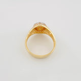 Anillo Virgen Guadalupe 4.95 g / T8 3/4 Tres Oros 18K