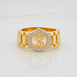 Anillo Correa Signo Peso 8.8 g / T10 3/4 Oro Amarillo 18K