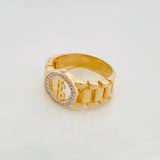 Anillo Correa Signo Peso 8.8 g / T10 3/4 Oro Amarillo 18K