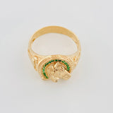 Anillo Herradura Caballo 7.25 g / T9 1/2 Oro Amarillo 18K