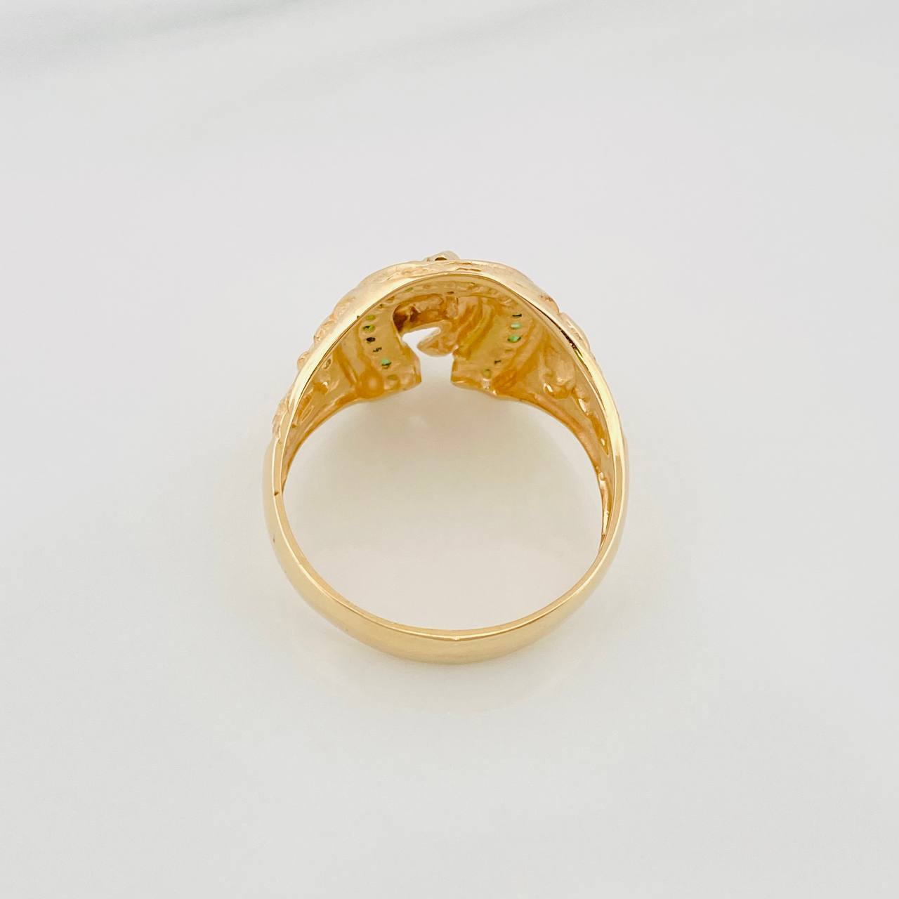 Anillo Herradura Caballo 7.25 g / T9 1/2 Oro Amarillo 18K