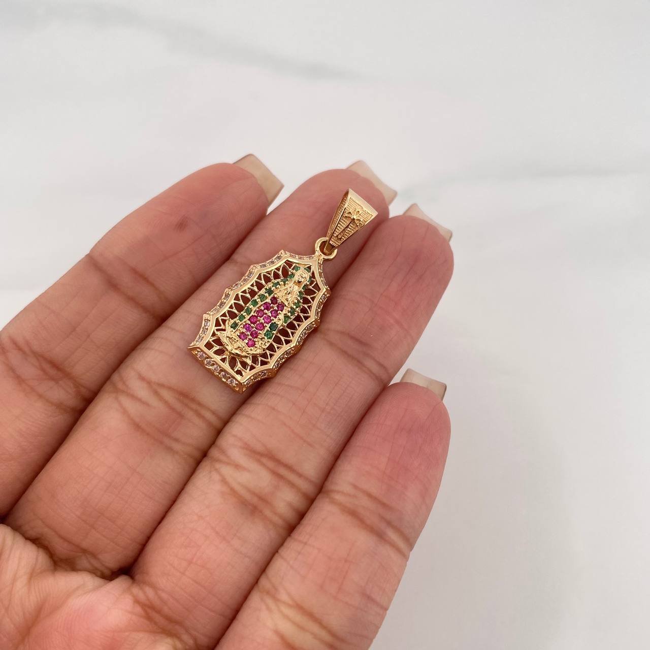 Dije Virgen Guadalupe 3.1 g / 3 cm Oro Amarillo 18K