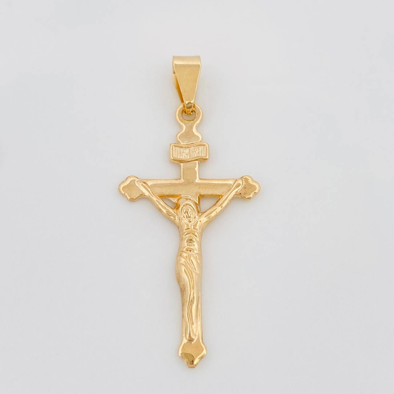 Dije Cristo Cruz 3.45 g / 4.5 cm Oro Amarillo 18K