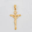 Dije Cristo Cruz 3.45 g / 4.5 cm Oro Amarillo 18K
