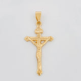 Dije Cristo Cruz 3.45 g / 4.5 cm Oro Amarillo 18K