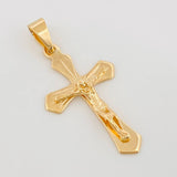 Dije Cristo Cruz 2.95 g / 3.8 cm Oro Amarillo 18K