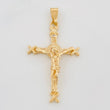 Dije Cristo Cruz 5.3 g / 4.5 cm Oro Amarillo 18K