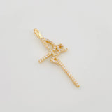 Dije Cruz Fe 1.8 g / 3.5 cm Oro Amarillo 18K