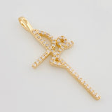 Dije Cruz Fe 1.8 g / 3.5 cm Oro Amarillo 18K