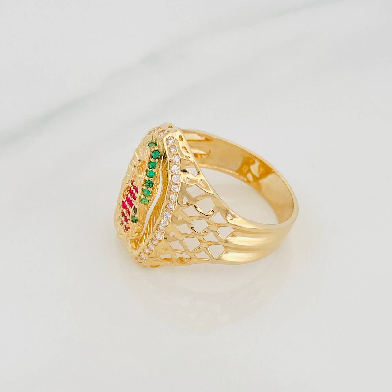 Anillo Virgen Guadalupe 5.05 g / T8 1/2 Oro Amarillo 18K