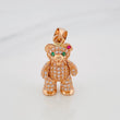 Dije Oso Moño Articulado 4.3 g / 3 cm Oro Rosa 18K