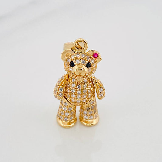 Dije Oso Moño Articulado 4.4 g / 3 cm Oro Amarillo 18K