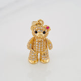 Dije Oso Moño Articulado 4.4 g / 3 cm Oro Amarillo 18K