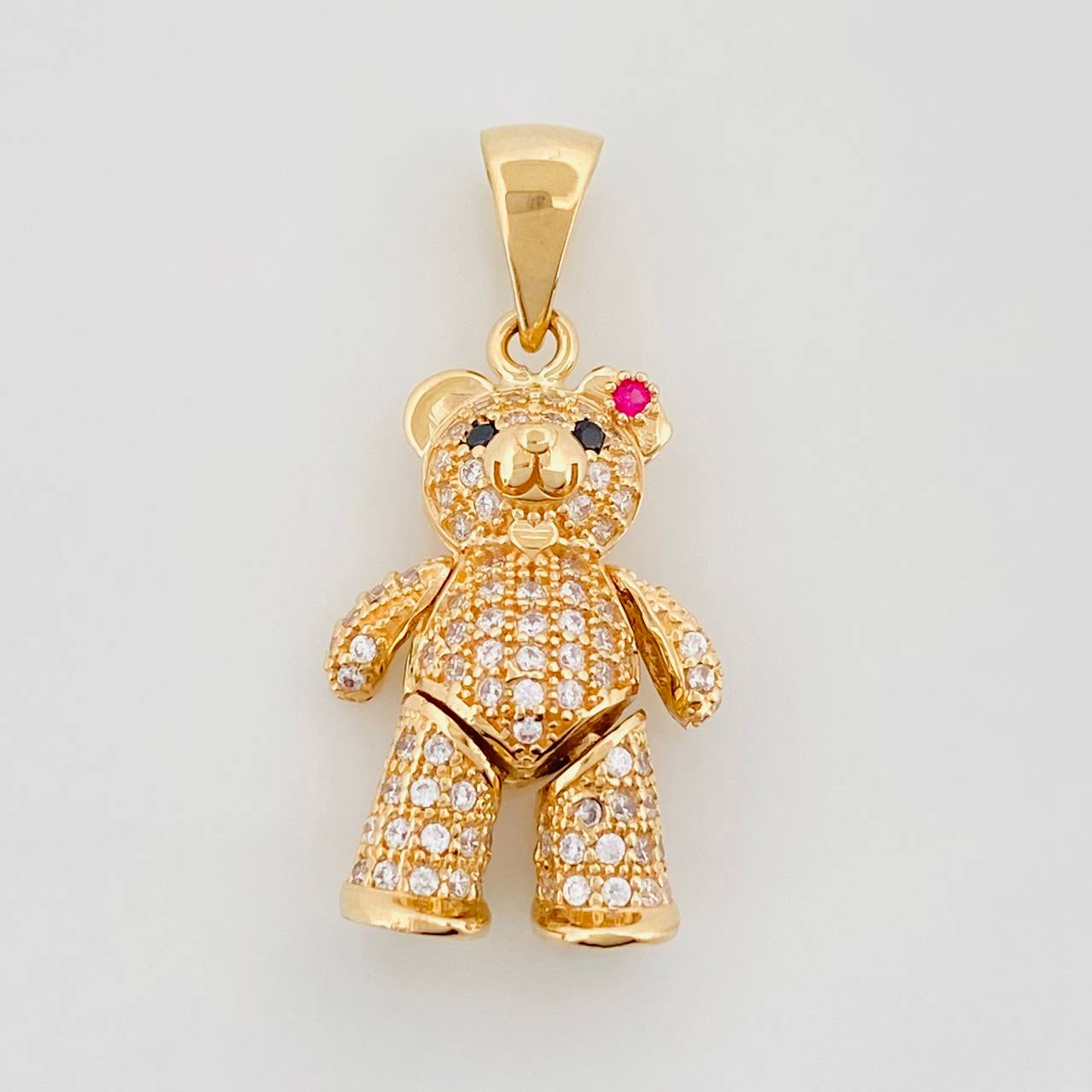 Dije Oso Moño Articulado 4.4 g / 3 cm Oro Amarillo 18K