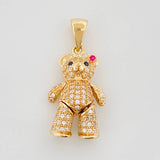 Dije Oso Moño Articulado 4.4 g / 3 cm Oro Amarillo 18K