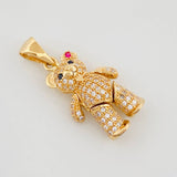 Dije Oso Moño Articulado 4.4 g / 3 cm Oro Amarillo 18K