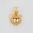 Dije Cara De Oso 3.1 g / 2 cm Oro Amarillo 18K