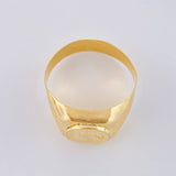 Anillo Sello San Benito 3.15 g / T10 1/2 Oro Amarillo 18K