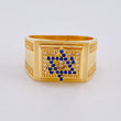 Anillo Estrella De David 9.1 g / T11 Oro Amarillo 18K