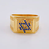 Anillo Estrella De David 9.1 g / T11 Oro Amarillo 18K