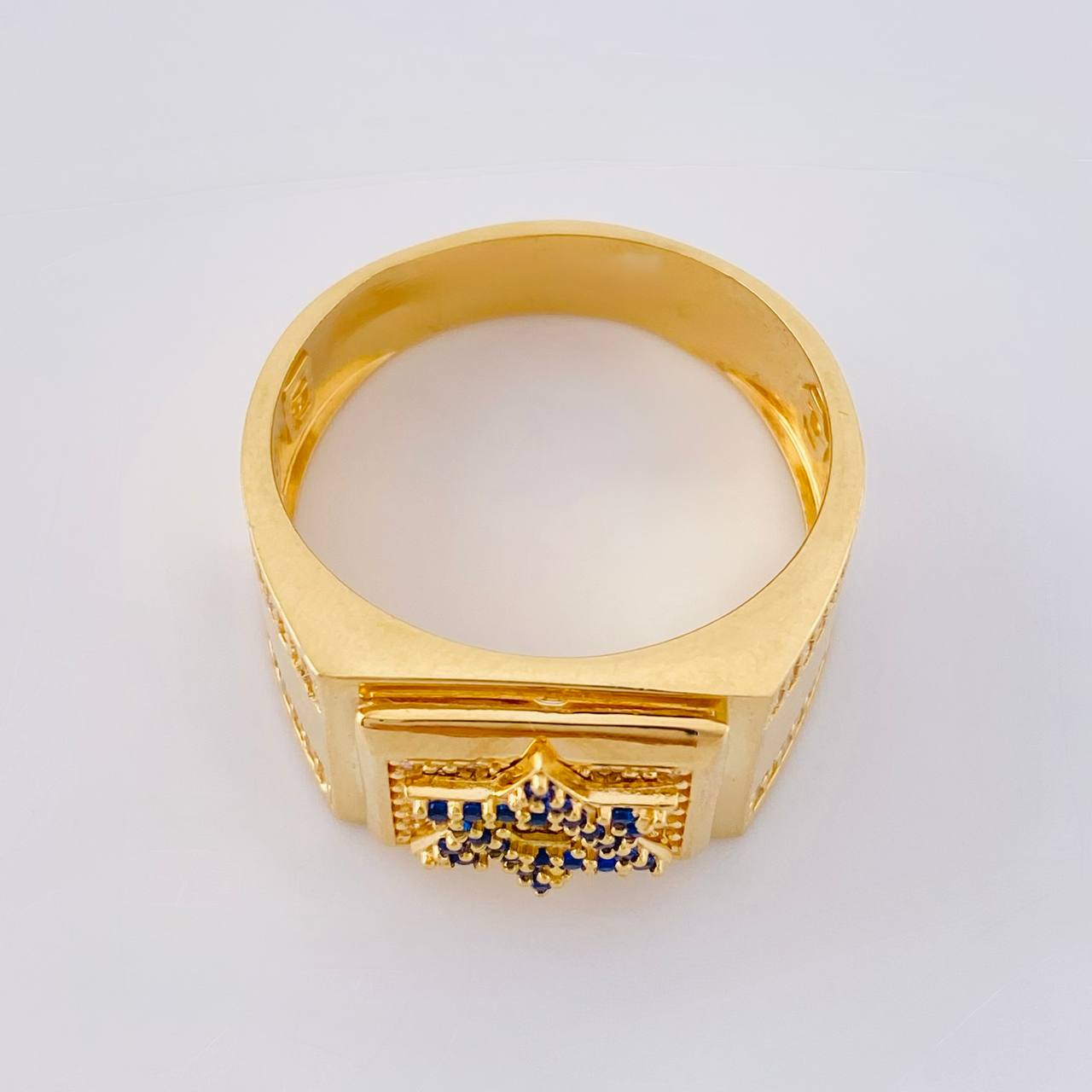 Anillo Estrella De David 9.1 g / T11 Oro Amarillo 18K
