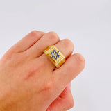 Anillo Estrella De David 9.1 g / T11 Oro Amarillo 18K