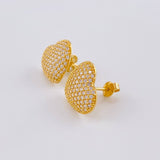 Topos Corazón Tupido 3.4 g / 12.62 mm Oro Amarillo 18K