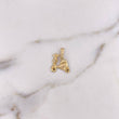 Dije Moto 1gr / 1.6cm / Circones Blancos Negros Oro Amarillo 18K $