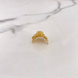 Herraje Rostro Indio 5.9gr / 2.2cm / Circones Colores Oro Amarillo 18K $
