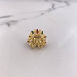 Herraje Rostro Indio 5.9gr / 2.2cm / Circones Colores Oro Amarillo 18K $