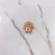 Herraje Herradura Caballo 8.55gr / 2.7cm / Circones Blancos Verdes Dos Oros Blanco Rosa 18K #
