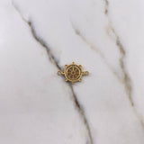 Herraje Timon 2.3gr / 2.6cm / Circones Blancos Azules Oro Amarillo 18K #